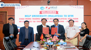 Trường Đại học Tài chính – Marketing đón tiếp Đoàn Trường Đại học HELP, Malaysia